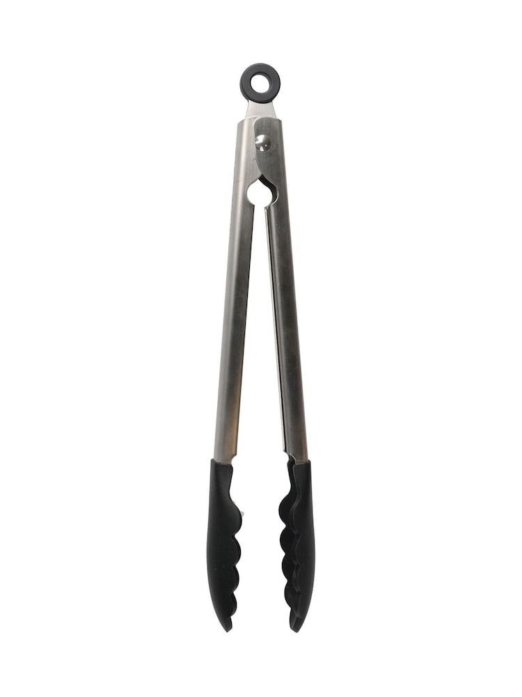 Kitchen Aid Black Silicone Tipped Stainless Steel Tongs - Image 4 of 4