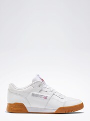 Reebok White Workout Plus Shoes - Image 1 of 8