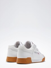 Reebok White Workout Plus Shoes - Image 5 of 8
