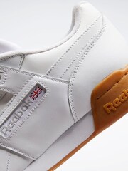 Reebok White Workout Plus Shoes - Image 8 of 8