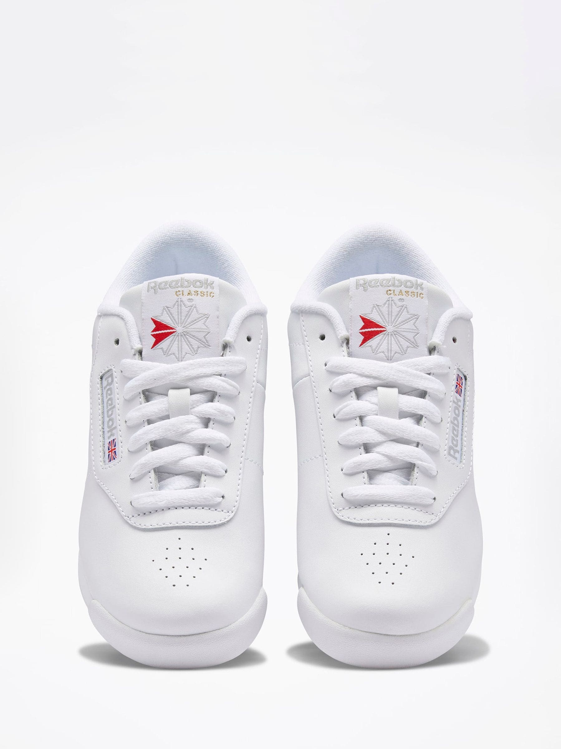 Reebok ladies princess white trainers online