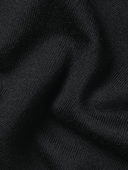 Melns - Charles Tyrwhitt tīra merino polo kakla džemperis - Attēls 5 no 5