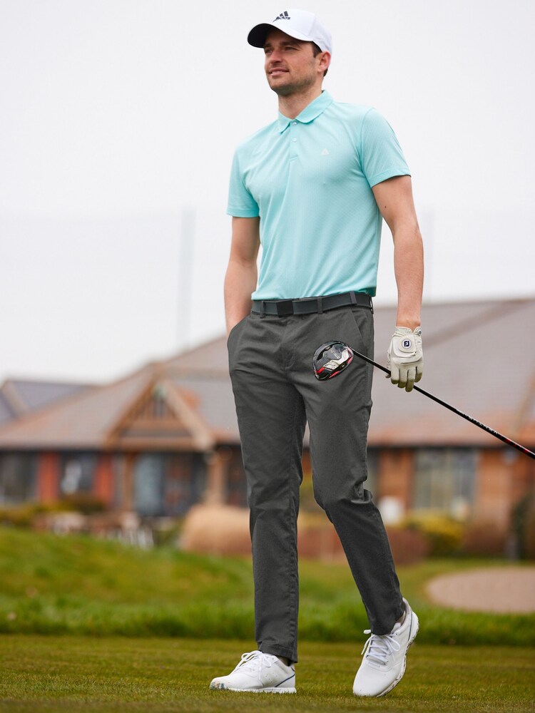 Aqua Blue Golf & Active Texture Polo Shirt - Image 2 of 8