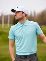 Aqua Blue Golf & Active Texture Polo Shirt - Image 3 of 8