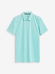 Aqua Blue Golf & Active Texture Polo Shirt - Image 6 of 8