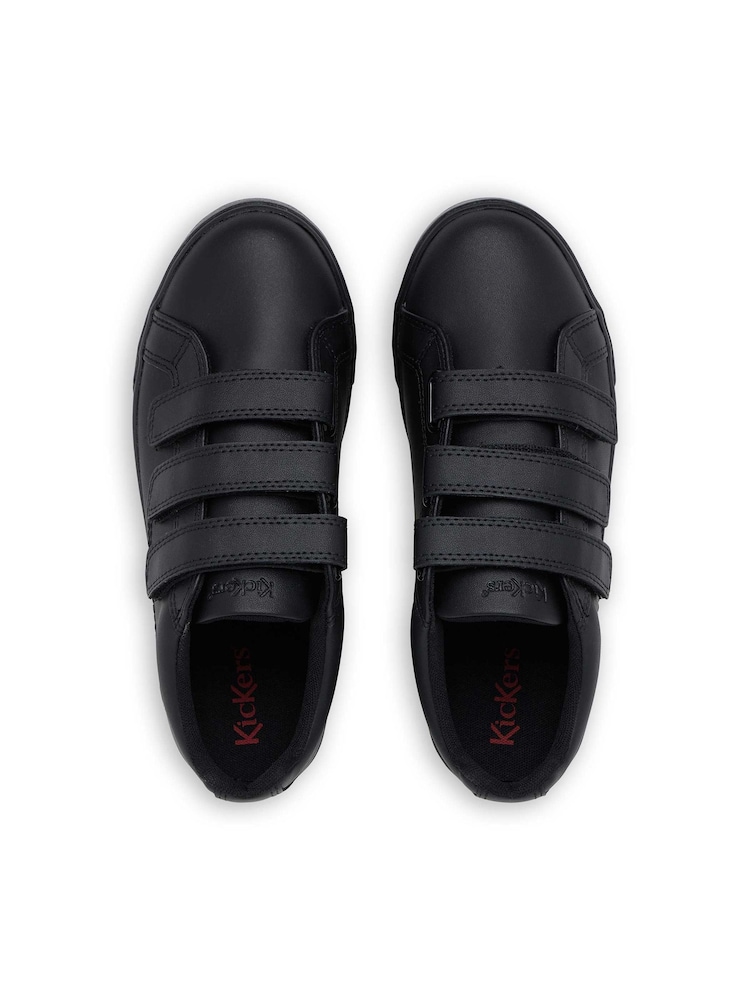 Kickers Black Tovni Trip Leather Trainers - Image 5 of 5 Kickers Black Tovni Trip Leather Trainers - Image 5 of 5