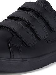 Kickers Black Tovni Trip Leather Trainers - Image 6 of 7