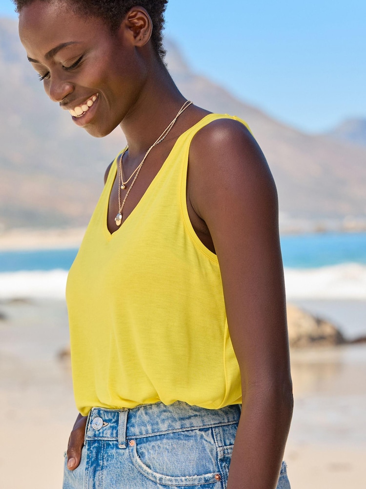 Yellow Slouch Vest - Image 1 of 5