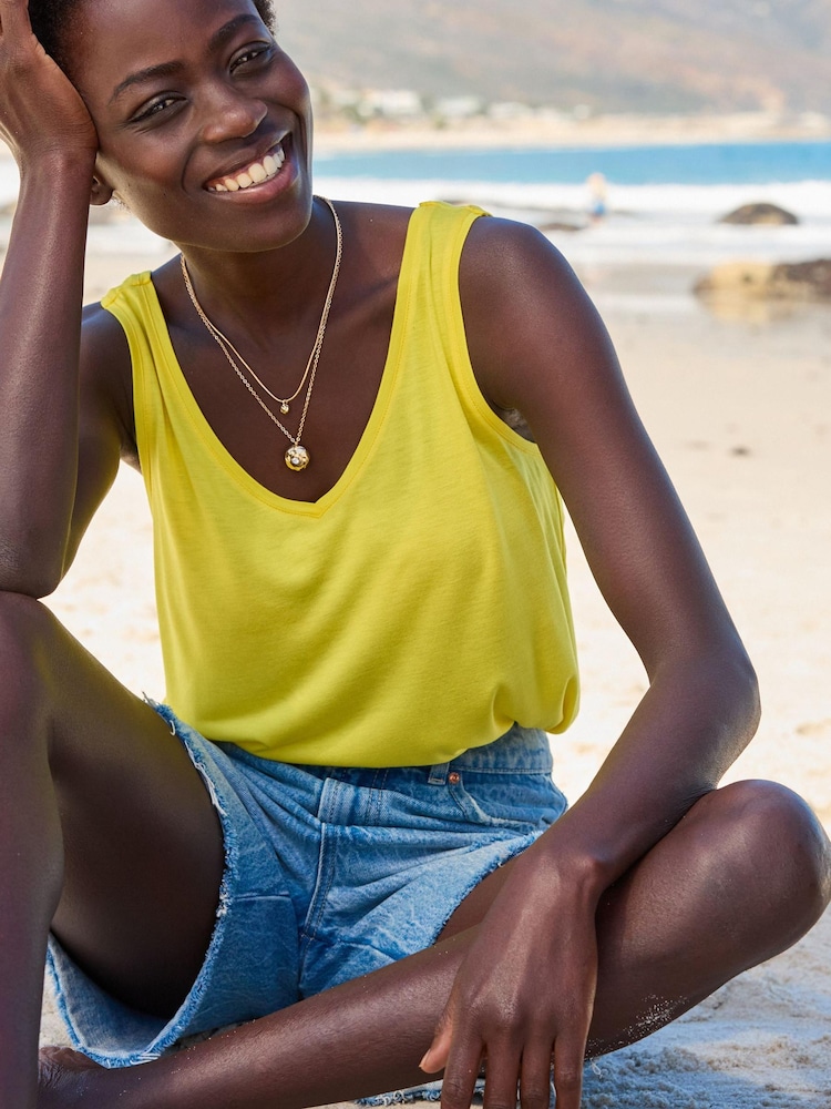 Yellow Slouch Vest - Image 2 of 5