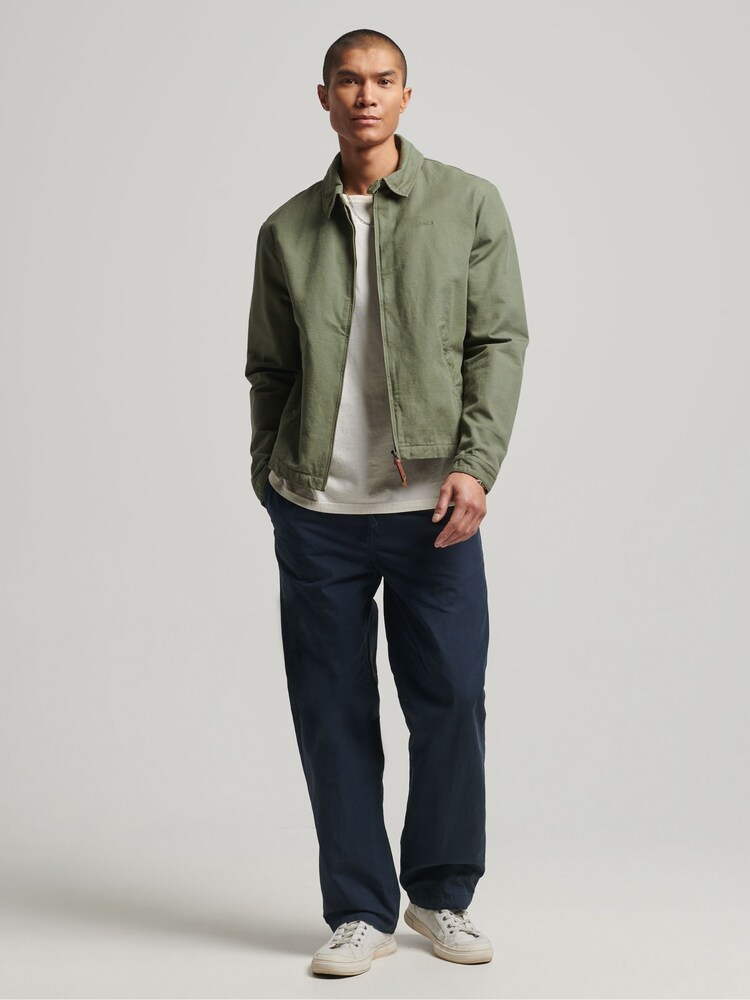 Superdry Green Vintage Classic Harrington Jacket - Image 4 of 8