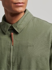 Superdry Green Vintage Classic Harrington Jacket - Image 8 of 8