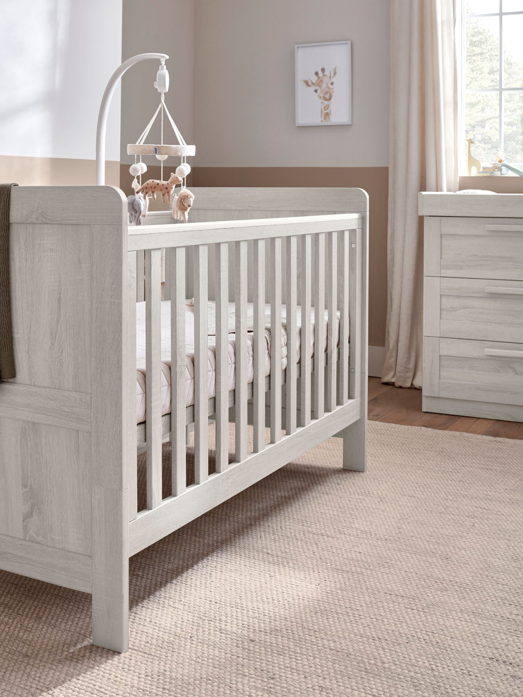 Buy Mamas Papas Nimbus White Atlas 3 Piece Nursery Furniture Set from the Next UK online shop
