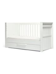 Mamas & Papas 3 Piece White Wash Franklin Cot Bed Range with Dresser and Wardrobe - Image 6 of 10
