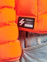 Superdry Pink All Seasons Padded Jacket - Image 4 of 5