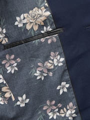 Blau - Anzug mit Nehru-Kragen: Jacke - Bild 7 von 10