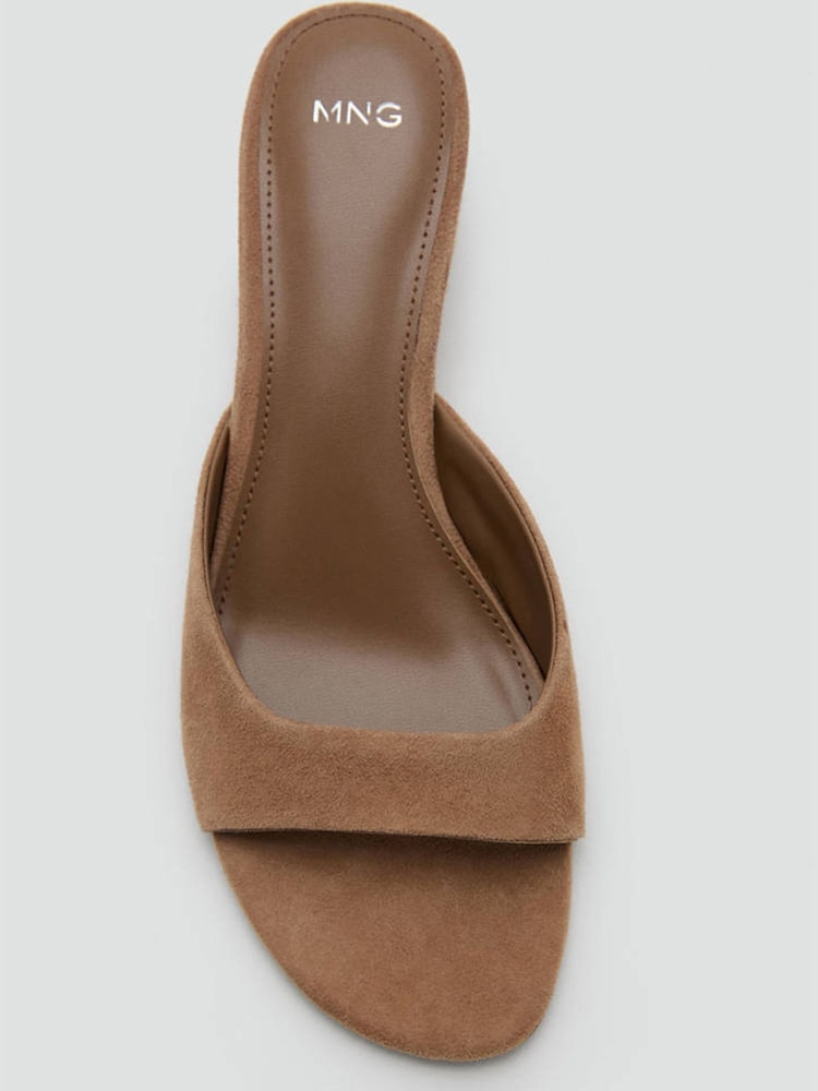 Mango Brown SuedeWedge Sandals - Image 3 of 3 Mango Brown SuedeWedge Sandals - Image 3 of 3