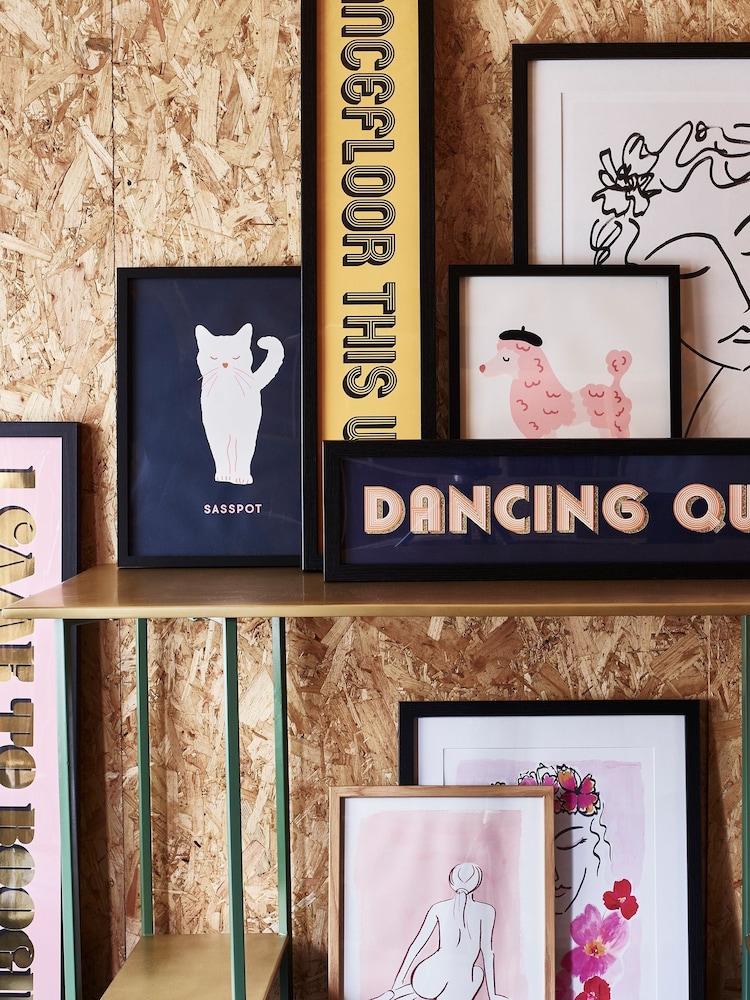 Oliver Bonas Blue Sasspot Framed Wall Art - Image 2 of 3 Oliver Bonas Blue Sasspot Framed Wall Art - Image 2 of 3