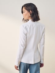 Lauren Ralph Lauren Anfisa Crest Logo Blazer Jacket - Image 3 of 7