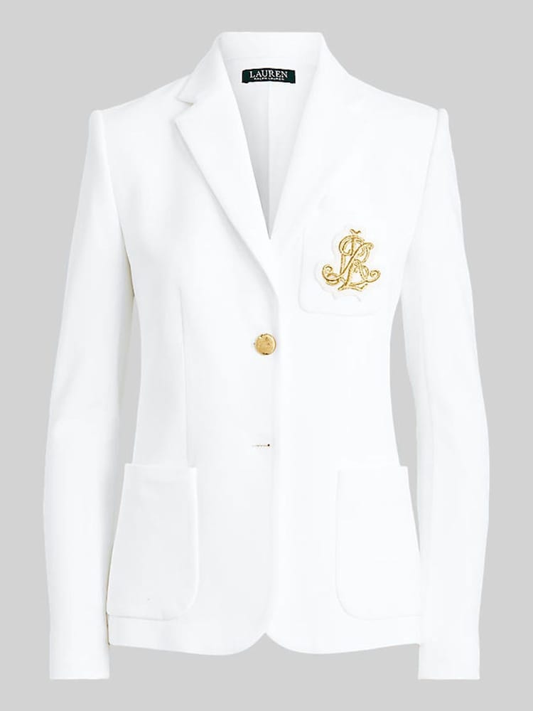 Biały - Blezer Lauren Ralph Lauren Anfisa z emblematem i logo - Image 6 of 7