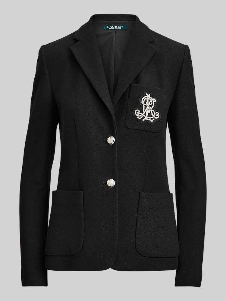 Lauren Ralph Lauren Anfisa Crest Logo Blazer Jacket - Image 8 of 8