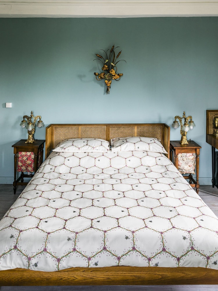 The Chateau by Angel Strawbridge Cream Honeycomb Duvet Cover and Pillowcase Set - Image 1 of 4
