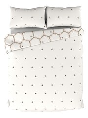 The Chateau by Angel Strawbridge Cream Honeycomb Duvet Cover and Pillowcase Set - Image 4 of 4