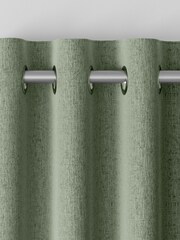 Sage Green Chenille Sage Made To Measure Curtains - Image 8 of 9