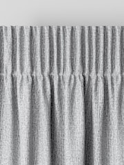 Silver Chenille Silver Made To Measure Curtains - Image 5 of 8