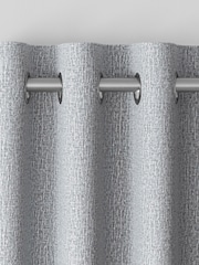 Silver Chenille Silver Made To Measure Curtains - Image 7 of 8