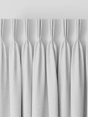 White Chenille White Made To Measure Curtains - Image 5 of 8