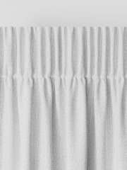 White Chenille White Made To Measure Curtains - Image 6 of 8