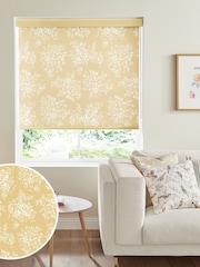Cath Kidston Yellow Washed Rose Made To Measure Roller Blind - Image 1 of 4