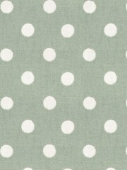 Cath Kidston Green Button Spot Aloe Made To Measure Roman 100% Cotton Blind - Image 4 of 4