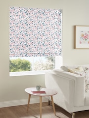 Cath Kidston Cream Climbing Blossom Blush Made To Measure Roman 100% Cotton Blind - Image 2 of 4