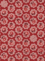 Cath Kidston Red Freston Rose Made To Measure Roman 100% Cotton Blind - Image 3 of 5
