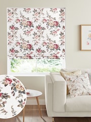 Cath Kidston Cream Garden Rose Made To Measure Roman 100% Cotton Blind - Image 1 of 4