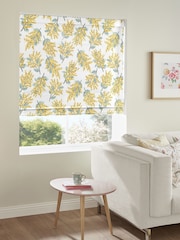 Cath Kidston Yellow Mimosa Flower Made To Measure Roman 100% Cotton Blind - Image 2 of 4