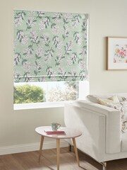 Cath Kidston Green Mimosa Flower Made To Measure Roman 100% Cotton Blind - Image 3 of 4