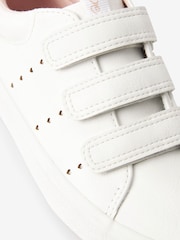 White Heart Detail Touch Fastening Trainers - Image 4 of 5
