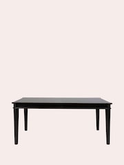 Laura Ashley Black Henshaw 6-8 Seater Extending Dining Table - Image 5 of 5