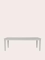 Laura Ashley Pale Steel Henshaw 6-8 Seater Extending Dining Table - Image 5 of 6
