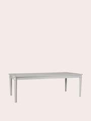 Laura Ashley Pale Steel Henshaw 6-8 Seater Extending Dining Table - Image 6 of 6