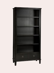 Laura Ashley Black Henshaw 2 Drawer Single Bookcase - Image 4 of 5