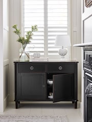 Laura Ashley Black Henshaw Two Doors Two Drawers Sideboard - Image 2 of 7