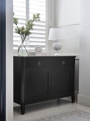 Laura Ashley Black Henshaw Two Doors Two Drawers Sideboard - Image 3 of 7