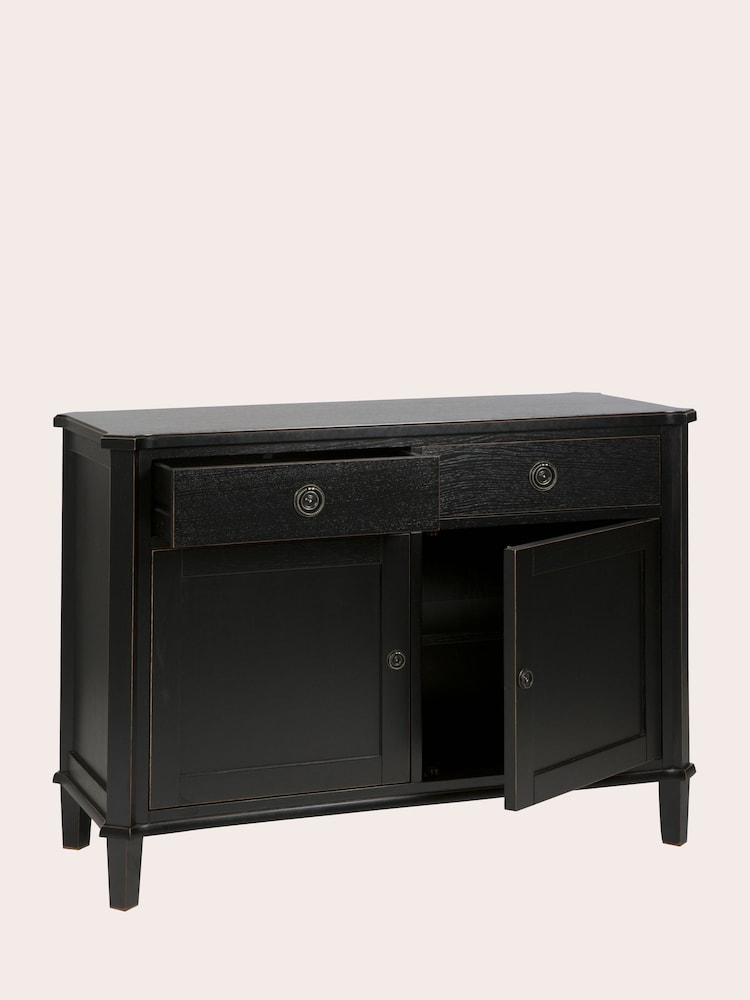 Laura Ashley Black Henshaw Two Doors Two Drawers Sideboard - Image 7 of 7