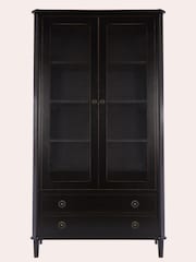 Laura Ashley Black Henshaw 2 Door 2 Drawer Display Unit - Image 5 of 5