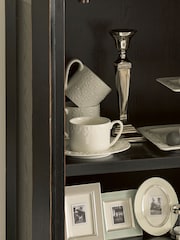 Laura Ashley Black Henshaw 1 Door 2 Drawer Display Unit - Image 2 of 4