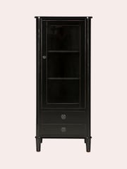 Laura Ashley Black Henshaw 1 Door 2 Drawer Display Unit - Image 3 of 4