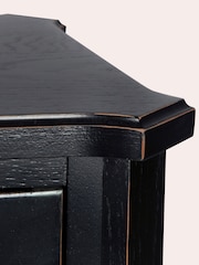 Laura Ashley Black Henshaw 3 Door 2 Drawer Low Display Unit - Image 5 of 5